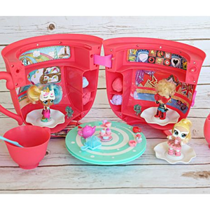 عروسک سورپرایزی Itty Bitty Prettys مدل Tea Party بزرگ با 25 سورپرایز -اسباب بازی